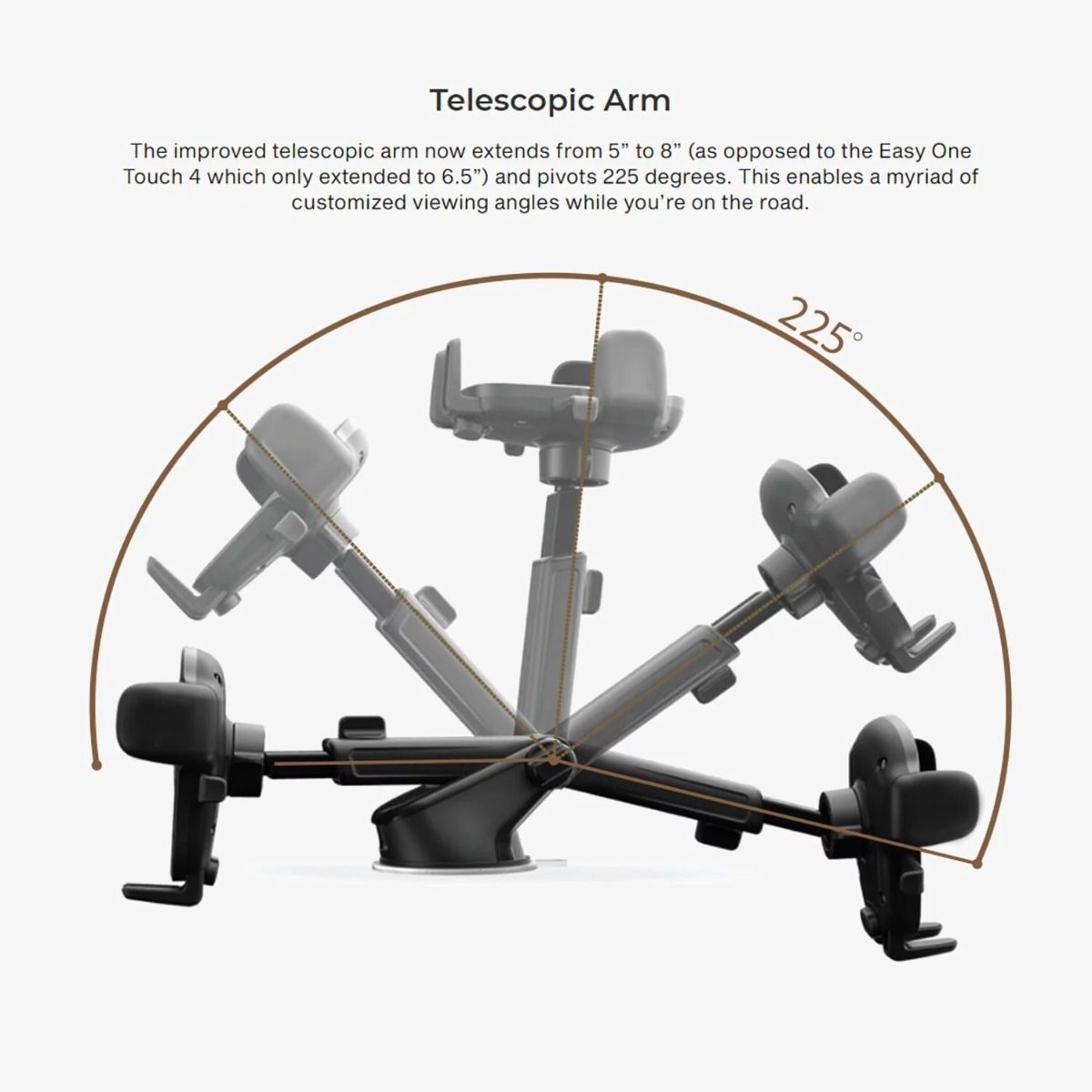Mazer Infinite TOUCAN Easy Touch 5 Car Mount - Dash / Windshield Mount