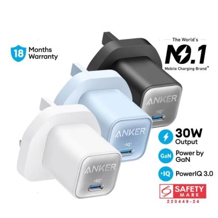 Anker 511 30W Charger USB C Charger