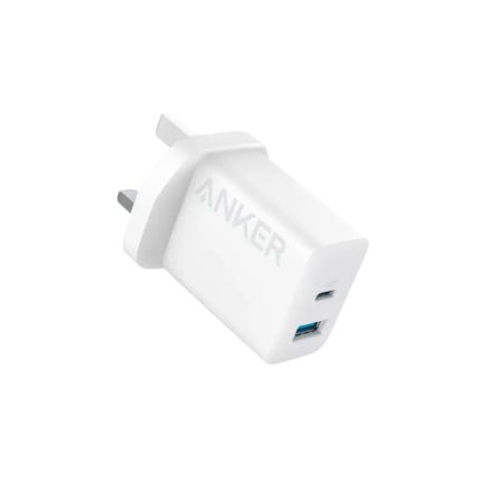 Anker A2348 20W Wall Charger (1 USB-C + 1 USB-A Ports)