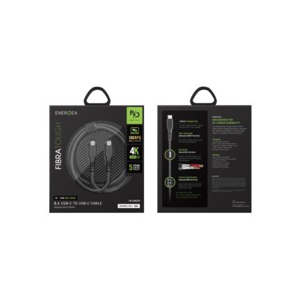 Energea FibraTough Charge & Sync USB-C to USB-C Cable 1M