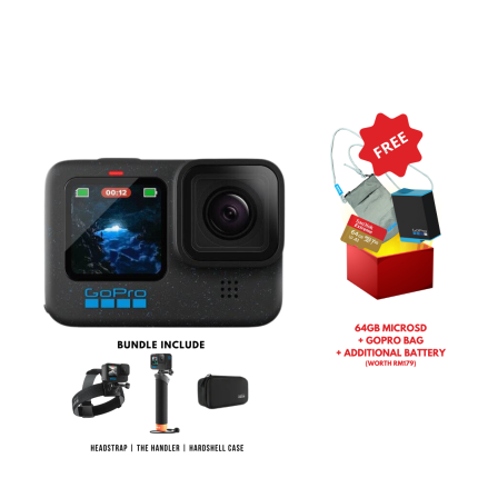 GoPro Hero 12 Black + Accessories Bundle