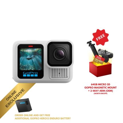 GoPro Hero13 Black - Polar White Limited Edition