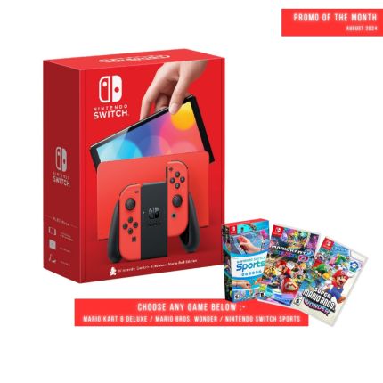 Nintendo Switch OLED Mario Red Promo