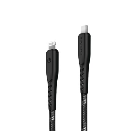 Energea NyloFlex Lightning to USB-C Cable 30CM