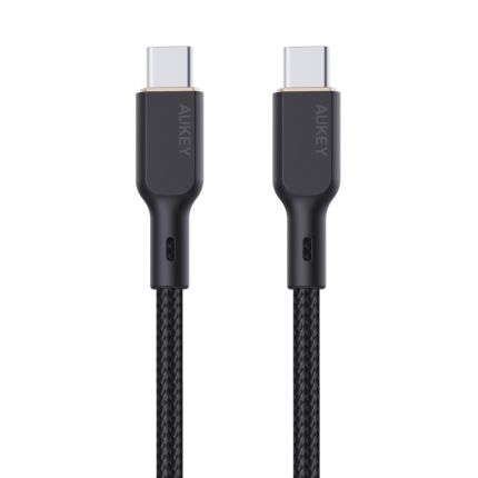 Aukey CB-KCC101 Circlet Blink Aramid Fiber USB C to C Cable -1m