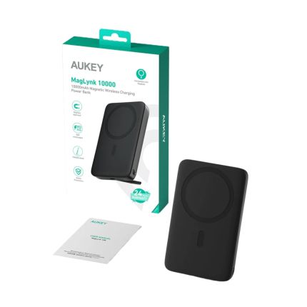 Aukey PB-MS02 MagLynk 30W 10000mAh Magnetic Wireless Power Bank