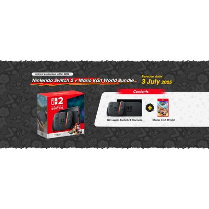 Nintendo Switch 2 - Black (Mario Kart World Bundle)