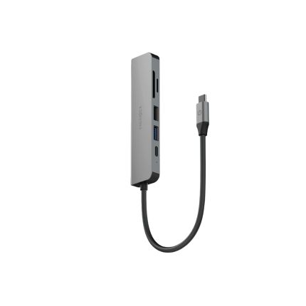 Energea AluHub HD3 6-in-1 SuperSpeed Aluminium USB-C Hub