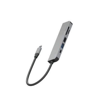 Energea AluHub HD3 6-in-1 SuperSpeed Aluminium USB-C Hub