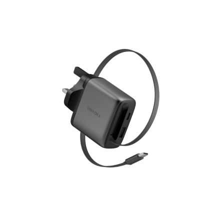 Energea AmpCharge Arc GaN65 65W UK Wall Charger