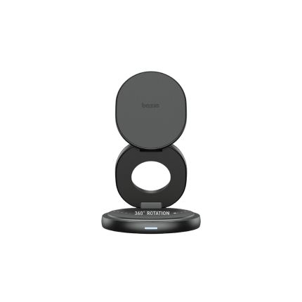 Energea Bazic GoMag Gyre 360º Rotation Base 3-In-1 MagSafe Compatible Wireless Charging Station