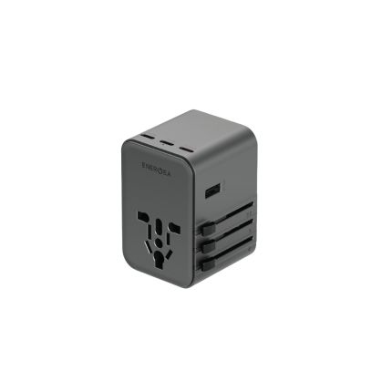 Energea TravelWorld Adapter GaN45 3C2A PD45W Wall Charger