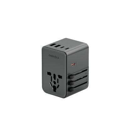 Energea TravelWorld Adapter GaN70 3C2A PD70W Wall Charger