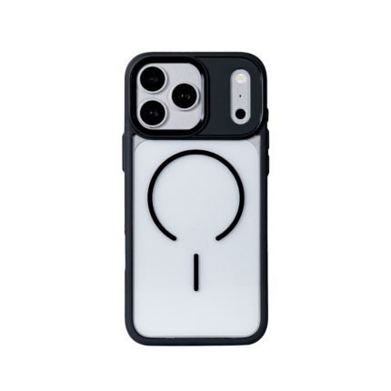 imade Slim Clear &amp; Black Magnetic Case for iPhone 18 Pro series