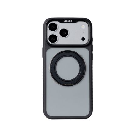 imade Stand 360 Matte Black Magnetic Case for iPhone 18 Pro series