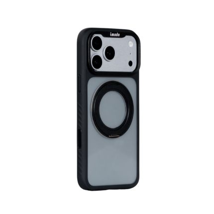 imade Stand 360 Matte Black Magnetic Case for iPhone 18 Pro series