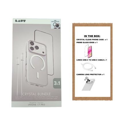 LAUT Crystal Bundle Set For iPhone 17 Series