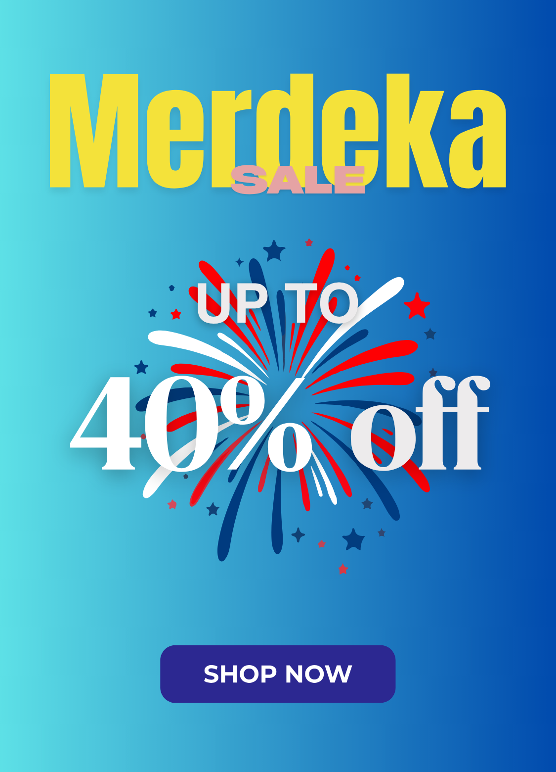 Merdeka Sales 2025 Banner