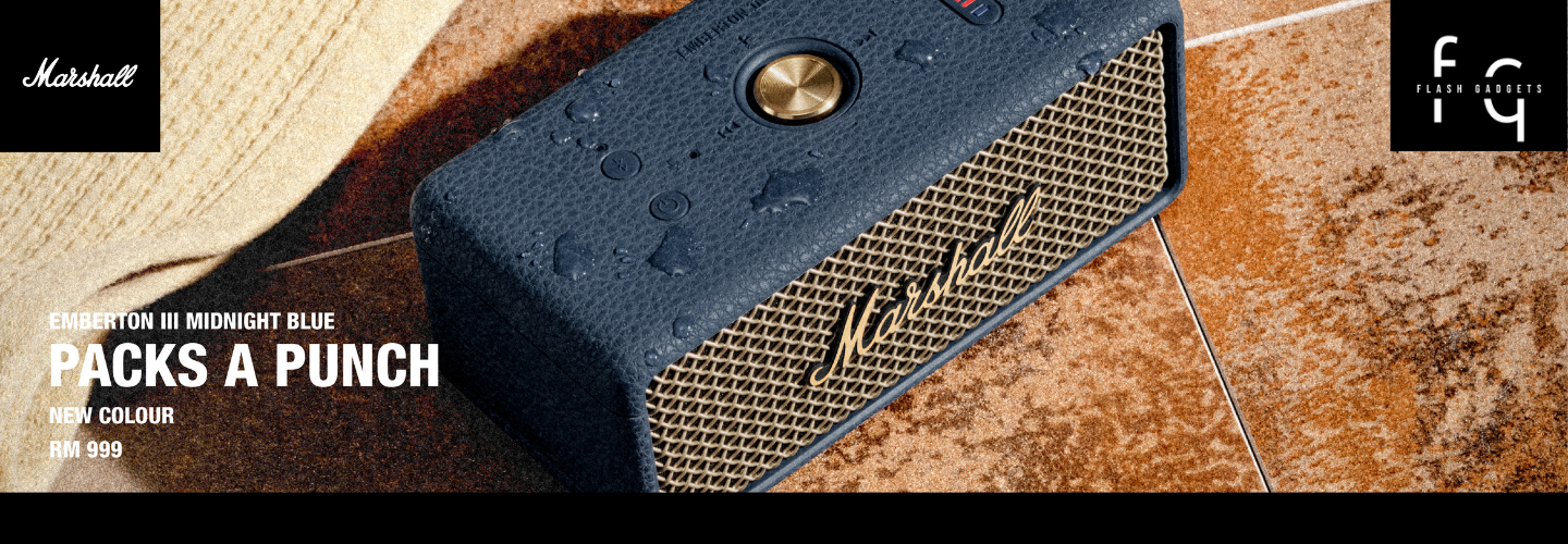 Marshall Emberton 3 Blue Banner